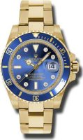 Rolex Submariner Yellow Gold Diving 116618 BLD