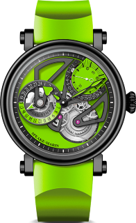 Speake Marin Openworked Dual Time Lime 413816390