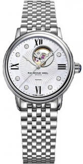 Raymond Weil Maestro Automatic Open Balance Wheel Watch 2627-ST-00994