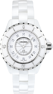 Chanel J12 White Diamond Dial H1629