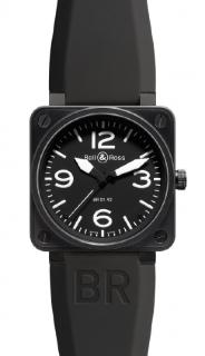Bell & Ross Instruments 46 mm BR 01-92 Carbon BR0192-BL-CA