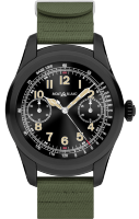 Montblanc Summit Smartwatch - Bi-color Steel Case with Khaki Green Rubber Strap 117539