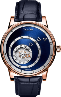 Trilobe Les Matinaux Sunray Blue Rose Gold LM07BS