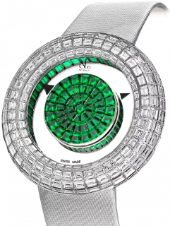 Jacob & Co Brilliant Mystery Baguette Emeralds 38 mm 210.525.30.BD.BE.3BD