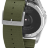 Montblanc Summit Smartwatch - Steel Case with Khaki Green Rubber Strap 117740