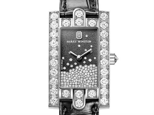 Harry Winston Avenue Diamond Drops — ювелирные часы для женщин с бриллиантовыми снежинками на циферблате