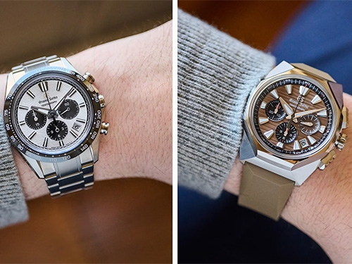 Grand Seiko выпустила два титановых хронографа с механизмами Tentagraph