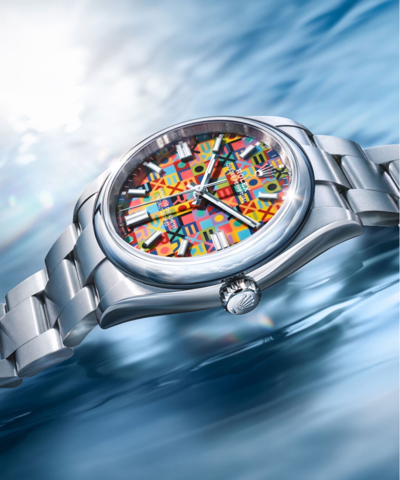 Новые цветные часы Rolex Oyster Perpetual Jubilee Dial возрождают эстетику 1970-х годов в честь 100-летнего юбилея корпуса Oyster