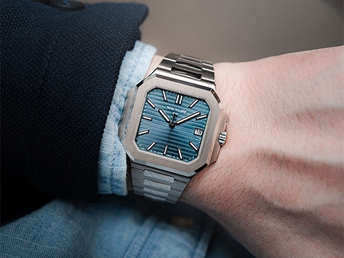 Patek Philippe расширил линейку Cubitus уменьшенными моделями 7128 40 mm из белого и розового золота