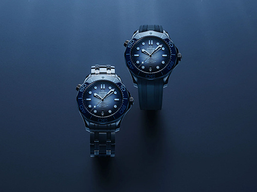 Швейцарский бренд Omega представил Seamaster Diver 300 m в градиенте Summer Blue в честь 75-летия культовой модели