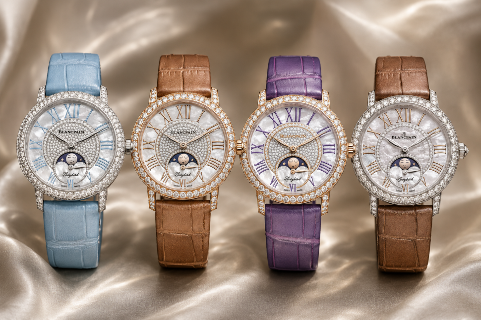 Коллекция женских часов Blancpain Ladybird Colors Phases De Lune: где женственность сочетается с технической точностью