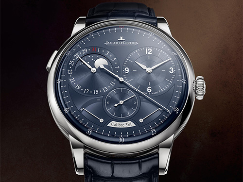 Jaeger-LeCoultre выпустил часы Duomètre Quantième Lunaire с темно-синим циферблатом, вдохновленные карманными часами Savonette 19-го века