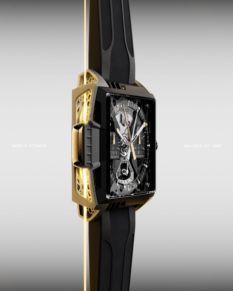 Новинка от TAG Heuer: хронограф Monaco Split Seconds Chronograph Air 1 с многослойным дизайном в стиле спорткаров