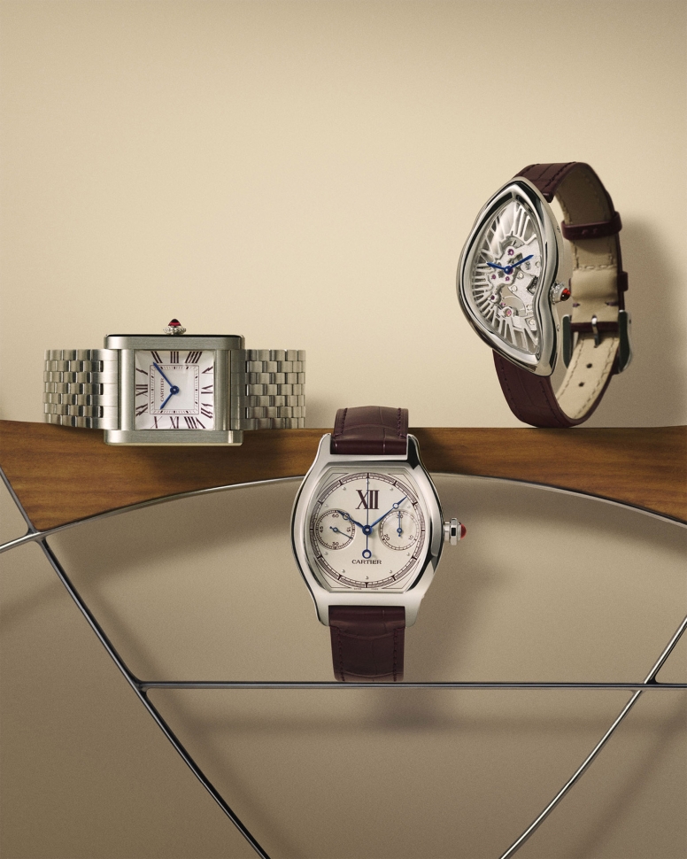 Cartier Privé переосмысливает исторические модели Tortue, Tank Normale и Crash