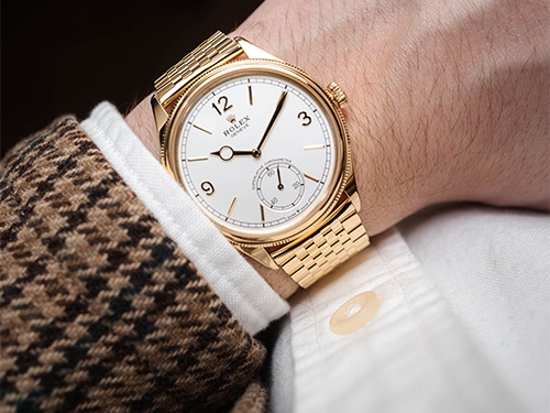 Rolex Perpetual 1908 Settimo представляет новый браслет из желтого золота