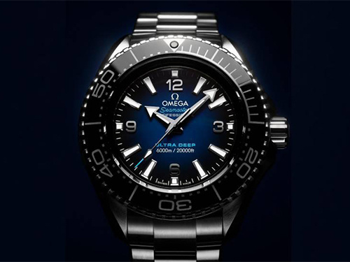 Дайверские часы Omega Seamaster Planet Ocean 6000 m Co-axial Master Chronometer 45,5 mm с водонепроницаемостью 6000 м, доступные под заказ