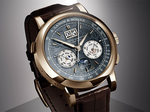 Новые часы с турбийоном A. Lange & Söhne Datograph Perpetual Tourbillon Honeygold Lumen из 18-каратного золота Honeygold