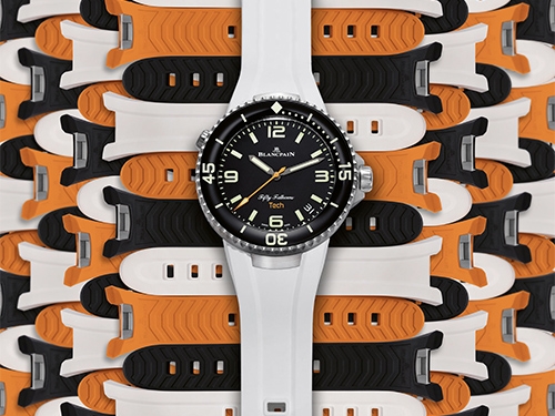 Blancpain пополнил серию дайверских часов Fifty Fathoms Tech новой моделью с оранжевыми акцентами
