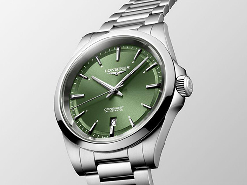 Спортивно-элегантные часы Longines Sport Performance Conquest 2023 с зеленым циферблатом с доставкой в Россию в течение недели