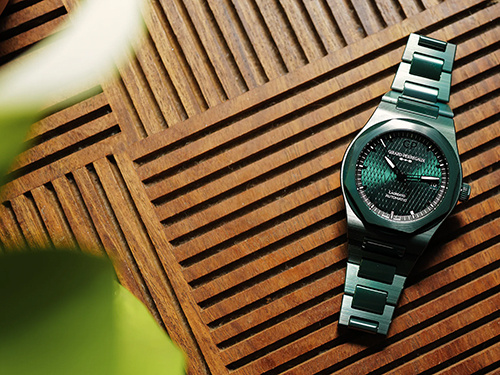 Зеленые керамические часы Girard-Perregeaux Laureato Aston Martin Edition 38 mm, вдохновленные автомобилями Aston Martin