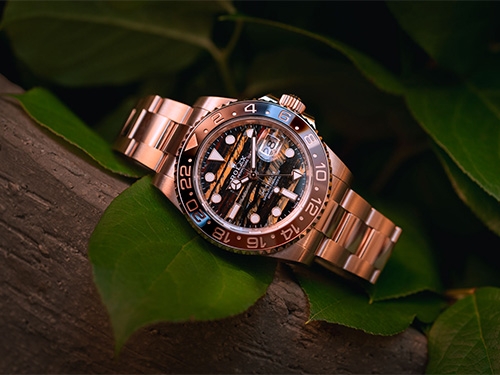 Rolex представил экзотические GMT-Master II Everose Gold Tiger Iron с циферблатом из тигрового железа