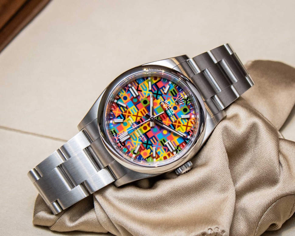 Обзор часов Rolex Oyster Perpetual 36 разноцветным циферблатом Jubilee Dial