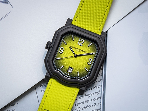 Дебют теннисных часов Gerald Charles Maestro GC Sport Tennis в ярко-желтом цвете Optic Yellow