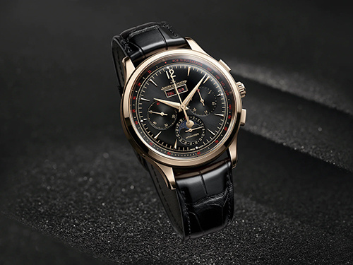 Швейцарский бренд часов Jaeger-LeCoultre представил новый хронограф Master Control Chronograph Calendar с черным циферблатом