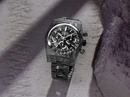 Полностью карбоновый хронограф Zenith x Revolution Chronomaster Revival A3818 Cover Girl Carbon завершает трилогию часов Cover Girl