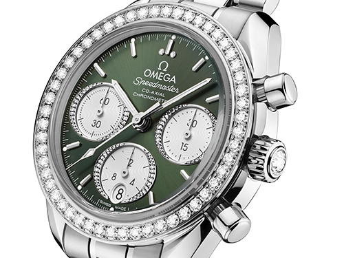 Omega выпустила восемь новых дайверских хронографов Diamond Speedmaster 38 с бриллиантами