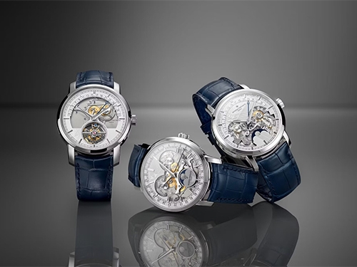 Vacheron Constantin к своему 270-летию представил три платиновые модели часов Traditionelle с открытыми циферблатами Openface в разных комбинациях усложнений