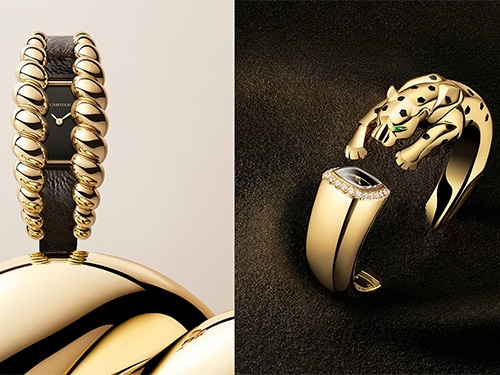 Cartier представил на выставке Watches and Wonders Geneva 2025 новые модели часов Tressage, Panthére Bangle и новую линейку Panthére de Cartier с бриллиантами