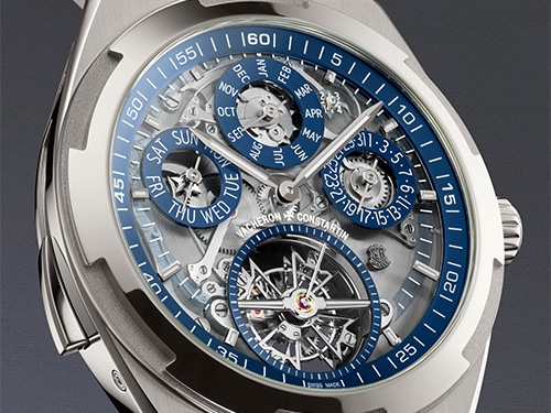 Grand Complication Openface – самая сложная модель часов в линейке Overseas от Vacheron Constantin