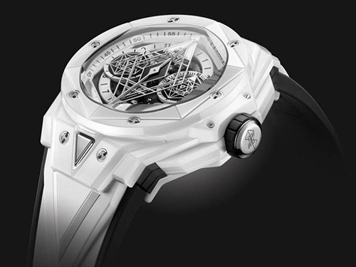 Новая палитра для керамических часов Hublot Big Bang Sang Bleu II Grey Ceramic