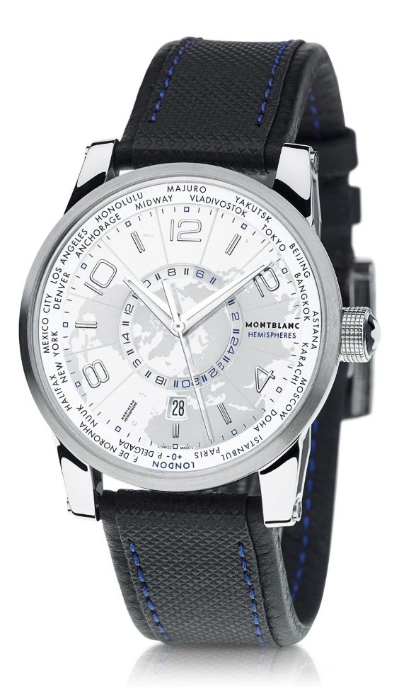 mont blanc world timer