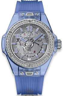 Hublot Big Band One Click Blue Sapphire Diamonds 465.JL.4802.RT.1204