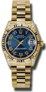 Rolex Datejust 31 Gold Ladies 178238 BLCAP