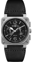 Bell & Ross Instruments BR 03-94 Steel BR0394-BL-SI/SCA