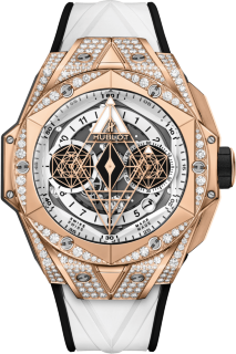 Hublot Big Bang Sang Bleu II King Gold White Pave 418.OX.2001.RX.1604.MXM20