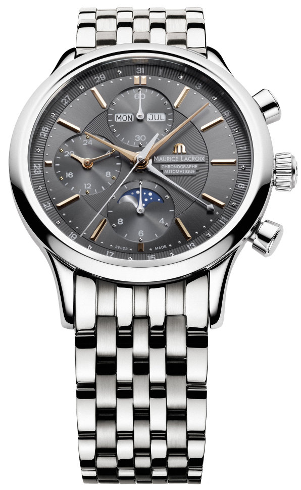 Часы Maurice Lacroix Les Classiques Chronographe Phases De Lune  LC6078-SS002-331-1 — купить в SWISSCHRONO.RU