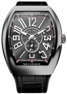 Franck Muller Mens Collection Vanguard Slim V 45 SC DT BR Steel