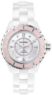 Chanel Jewelry J12 Soft Rose Watch H5199