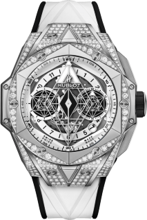 Hublot Big Bang Sang Bleu II Titanium White Pave 418.NX.2001.RX.1604.MXM20