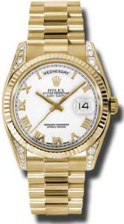 Rolex Day-Date President Yellow Gold Ladies 118338 WRP