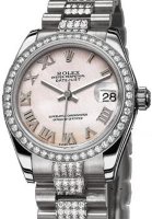 Rolex Datejust 31 Platinum Ladies 178286 PinkMOP
