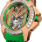 Jacob & Co Epic X Baguette Rose Gold Boston Green EX120.43.BB.AC.ABRUA