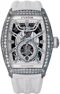 Cvstos Jetliner PS Thirty 6 Steel 2 Row White Dial Diamonds A00103.3600003
