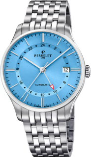 Perrelet Weekend GMT Ice Blue A1304/9