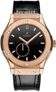 Hublot Classic Fusion Ultra-Thin King Gold Black Shiny Dial 42 545.OX.1280.LR