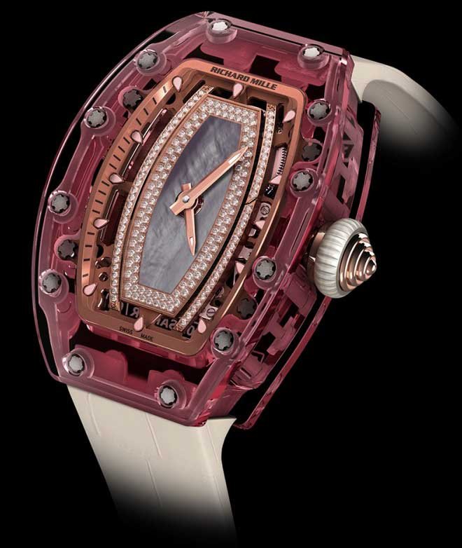 Richard Mille Automatic Pink Sapphire RM 07-02